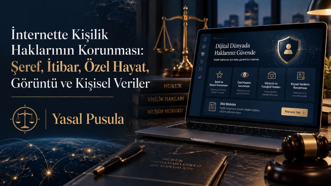 İnternette Kişilik Haklarının Korunması: Şeref, İtibar, Özel Hayat, Görüntü ve Kişisel Veriler